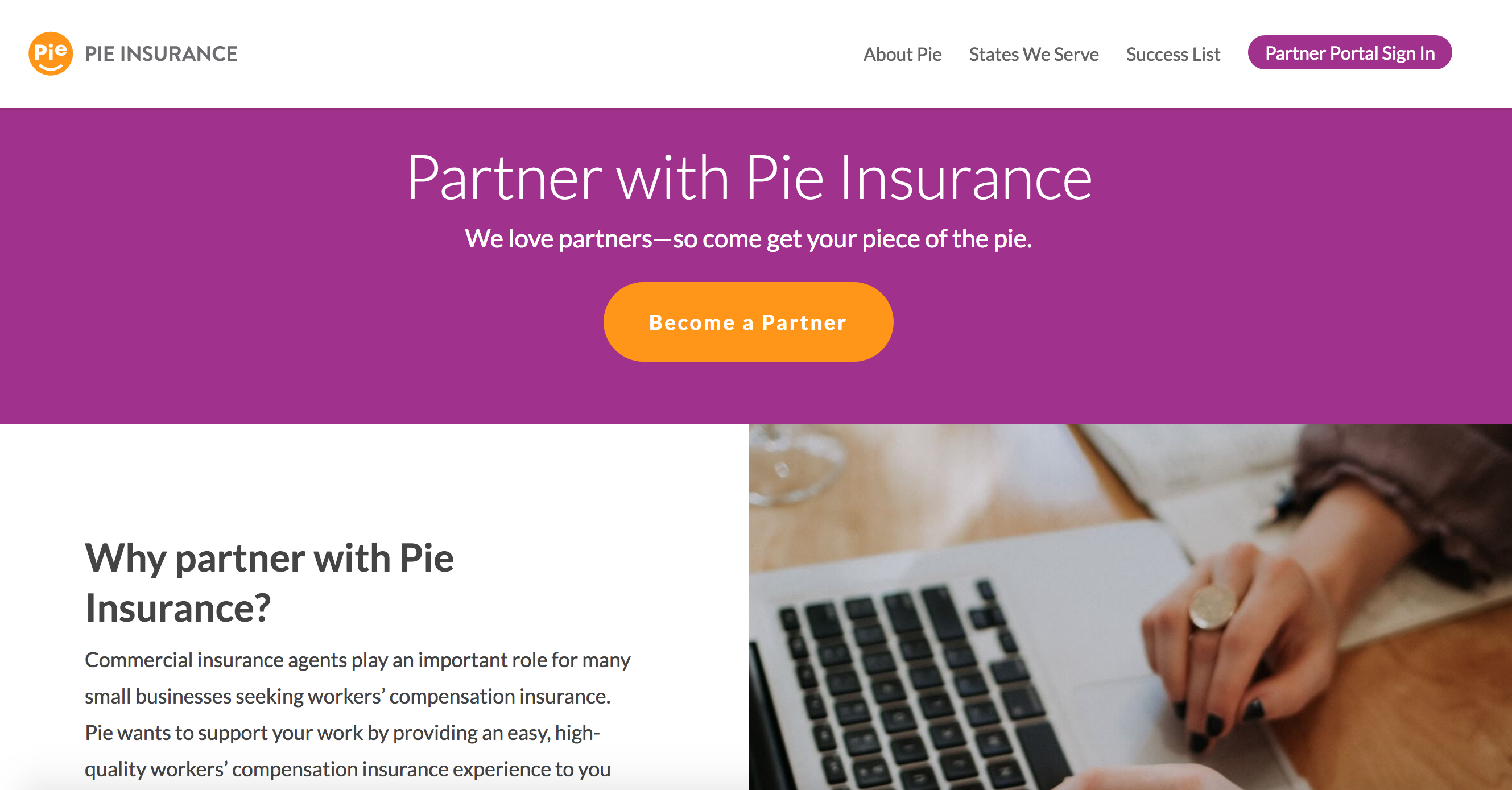 Pie Insurance Launches Partner Portal with Integrated Appetite Checker