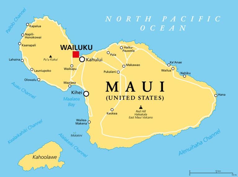 Why Are The Maui Wildfires So Devastating ProgramBusiness Where   Maui Map 768x572 